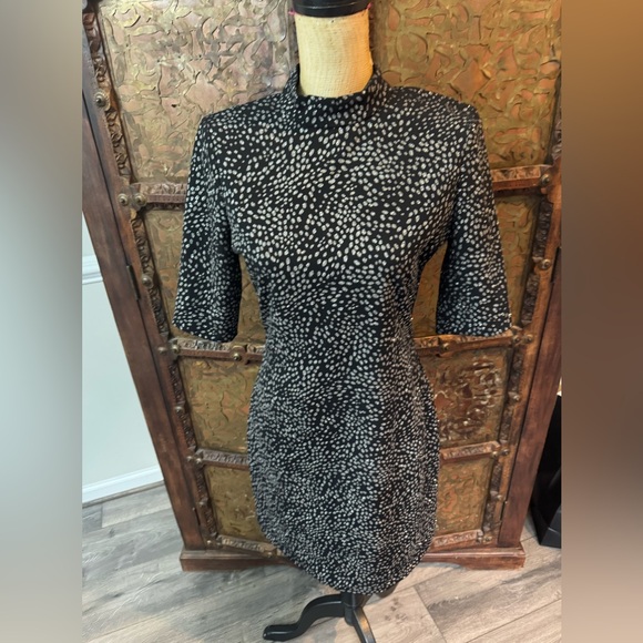 Alice + Olivia Dresses & Skirts - Alice + Olivia Black and silver Dress 10